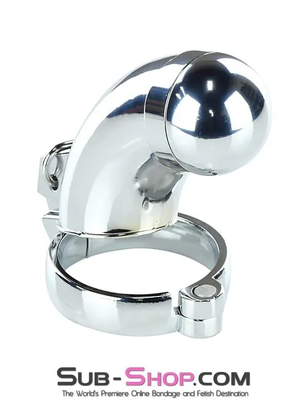 3783HS      Solid Steel Chastity with Removable Tip