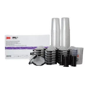 3M PPS 2.0 Midi Lids & Liners Kit 26112 400ml 200 Micron x 50 Pack
