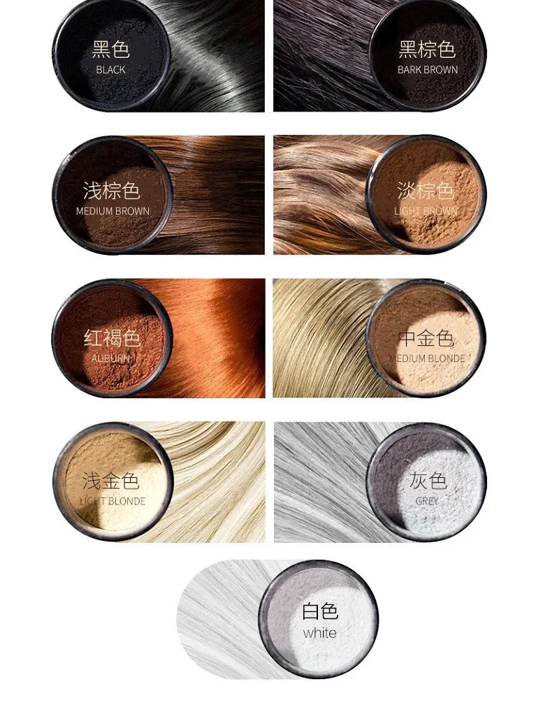 9 Color Hair Fibers Regrowth Powders Keratin Applicator Hair Growth Products Spray Pump Comb Beauty Health Tool