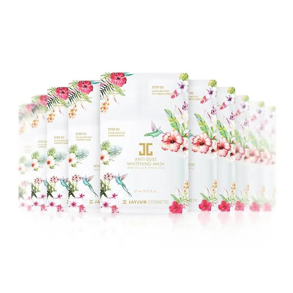 Anti Dust Whitening Mask - 1 Box of 10 Sheets
