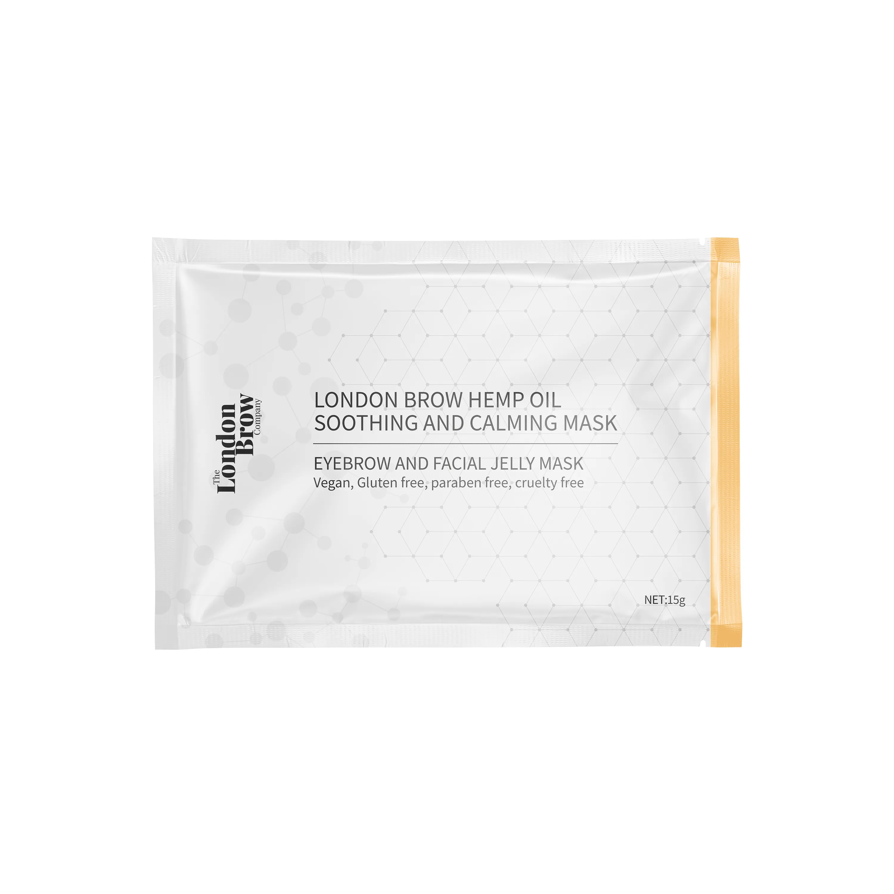 Anti-Inflammatory Brow and Face Hydro Jelly Mask with Hemp Extracts