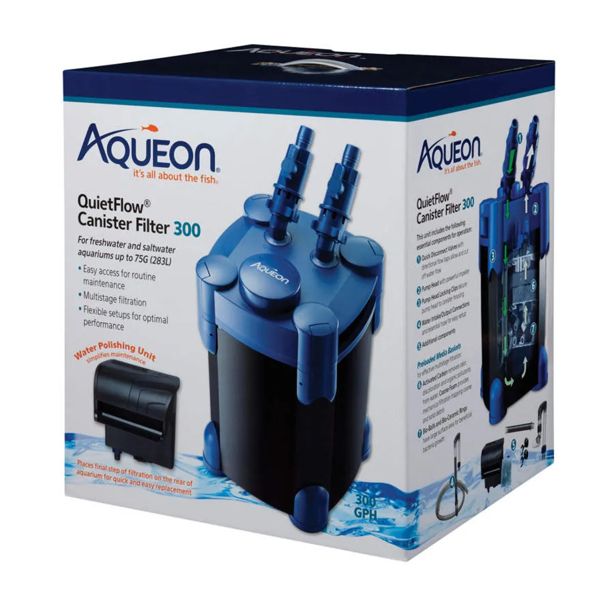 Aqueon QuietFlow Canister Filter 300