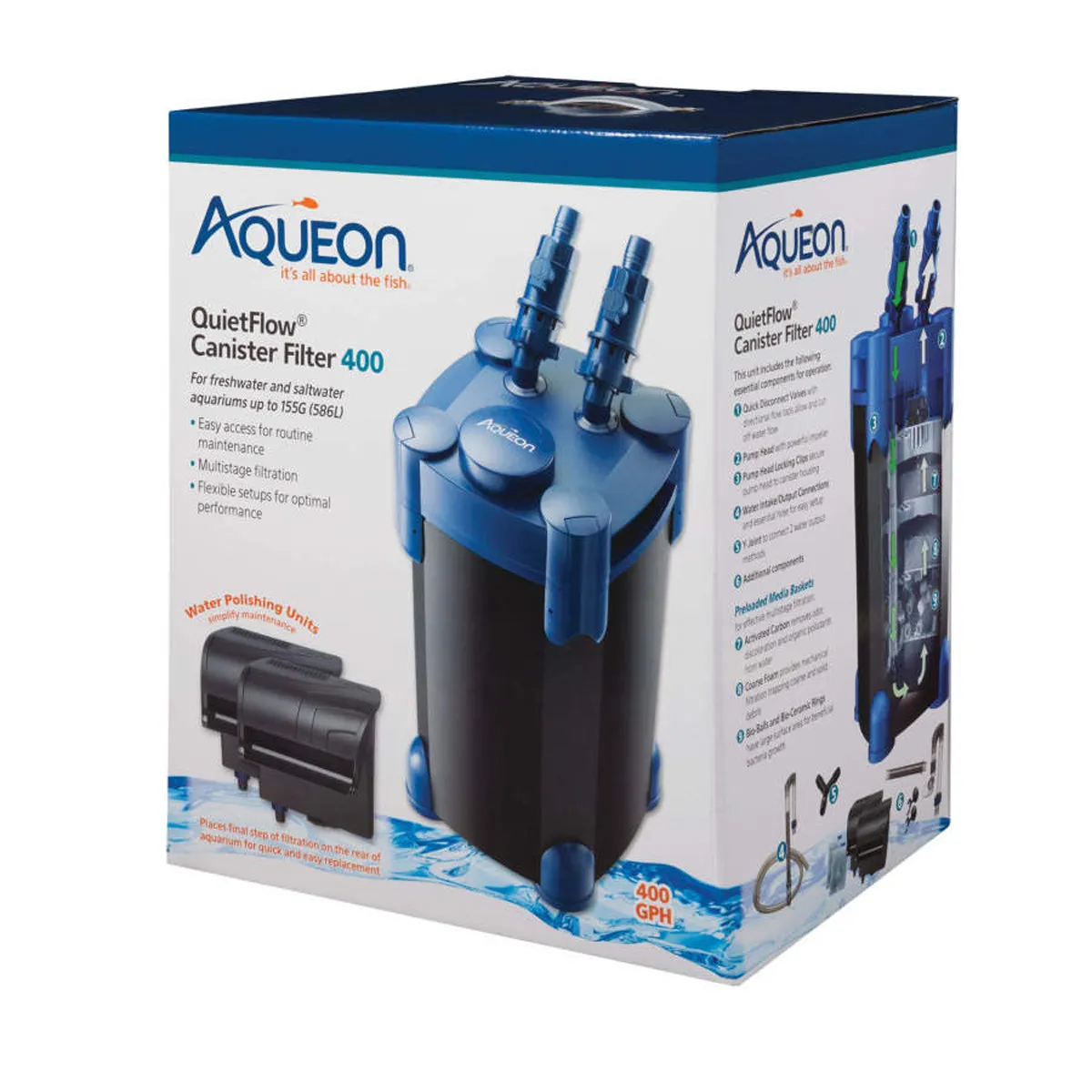 Aqueon QuietFlow Canister Filter 400