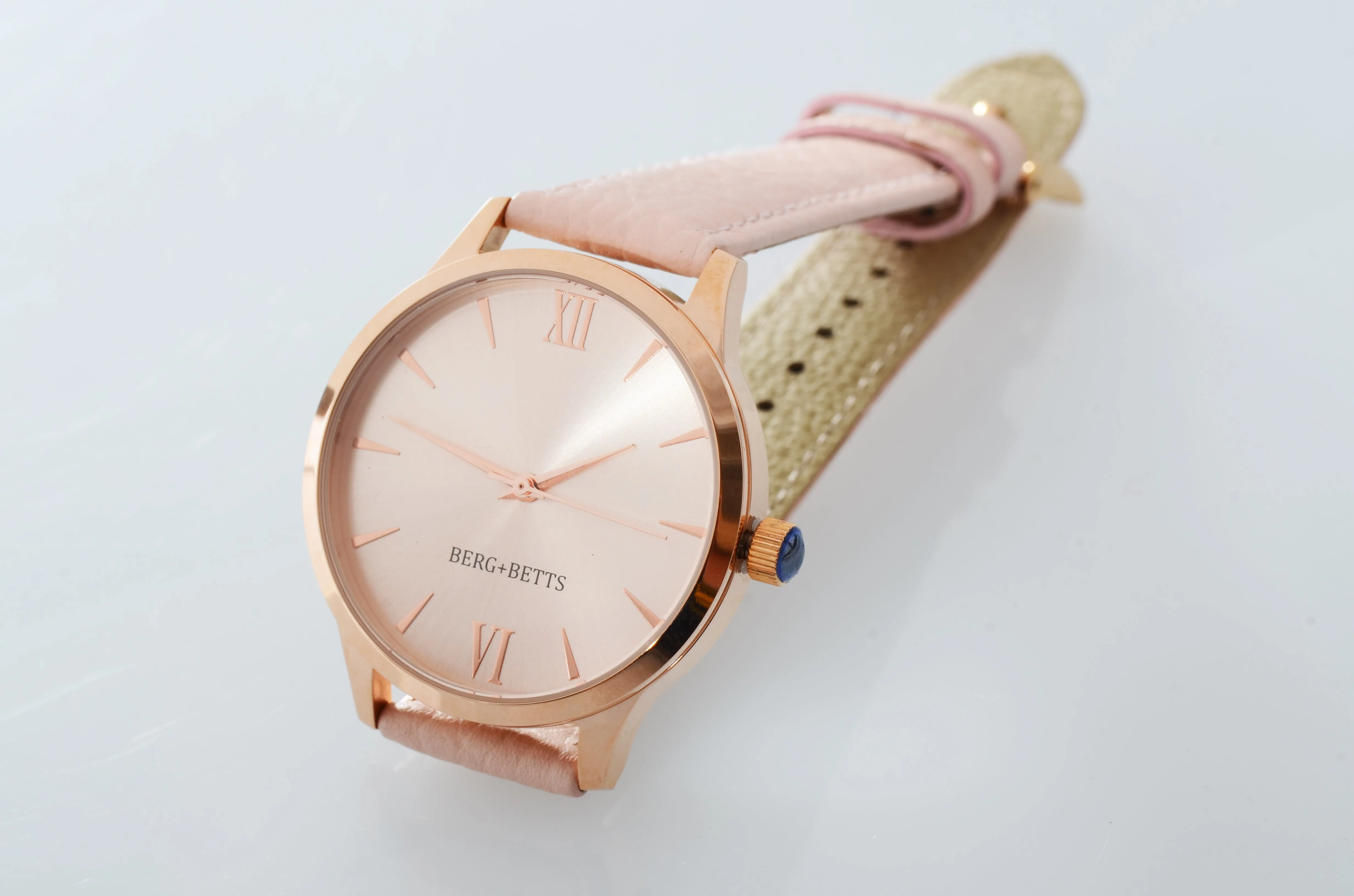BERG BETTS Watch Mindful Rose Gold and Blush