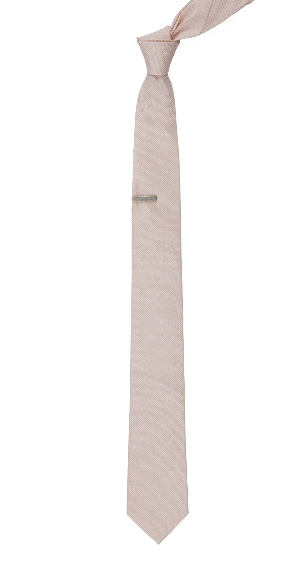 Bhldn Blush Textured Solid Blush Tie