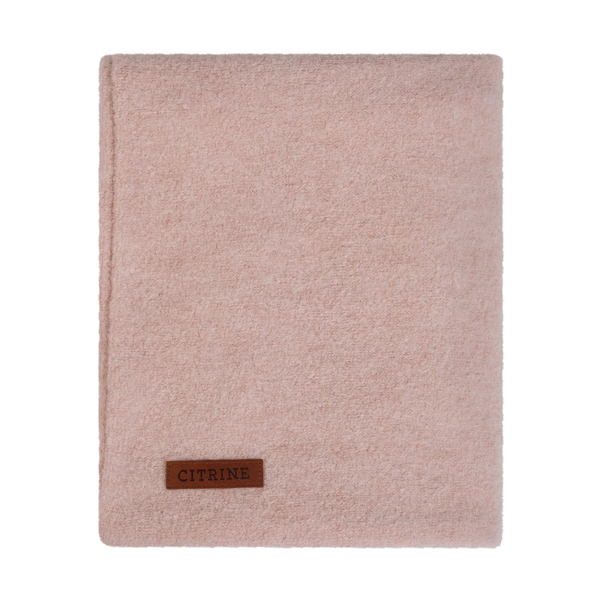 blanket wool - blush