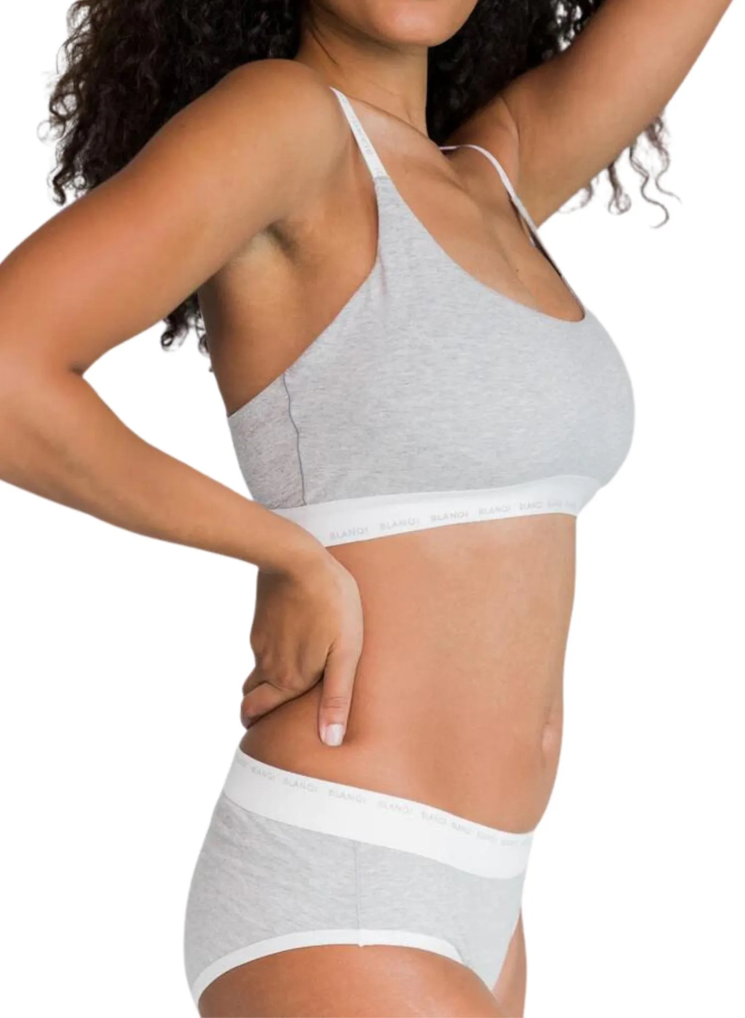 BLANQI Soft Essentials Postpartum Panty  - Heather Grey