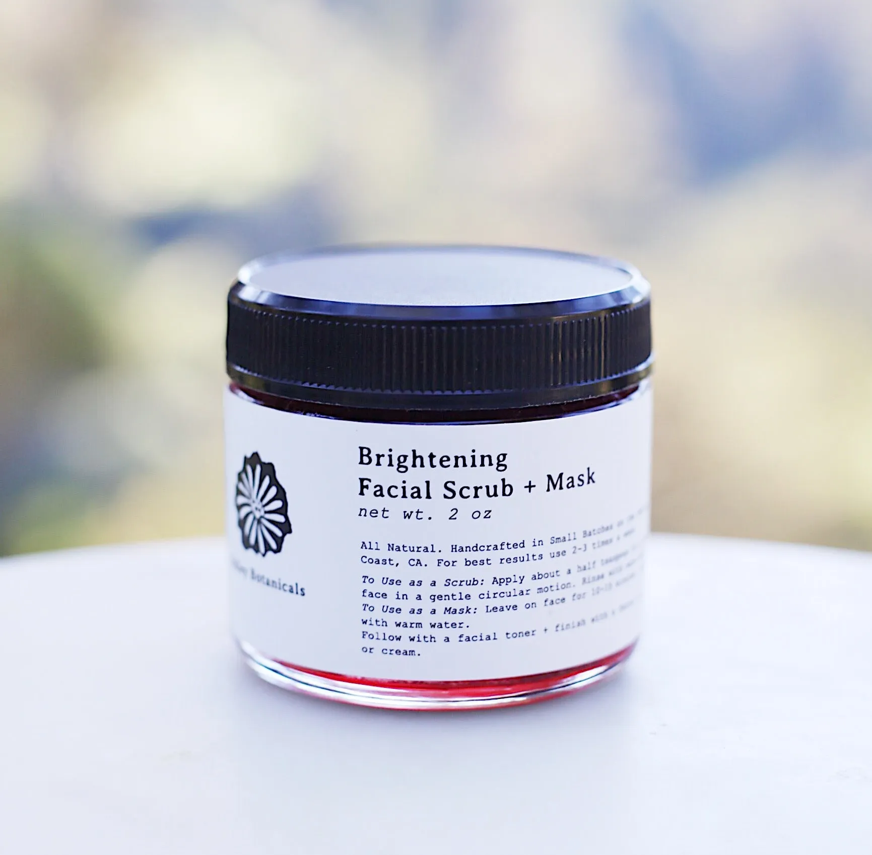 Brightening Facial Scrub   Mask