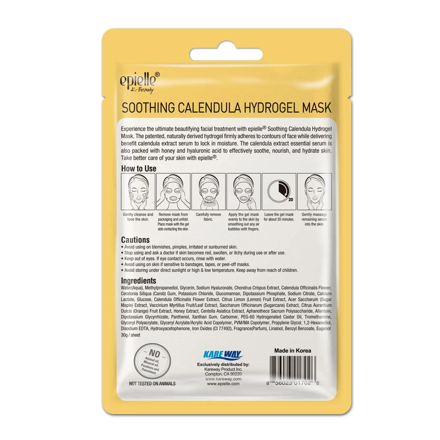 Calendula Hydrogel Mask