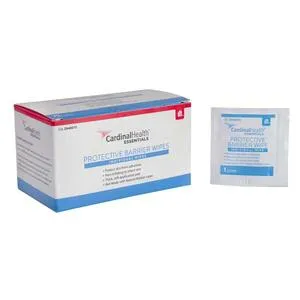 Cardinal Health Essentials 40075 Protective Barrier Wipe, Box of 75