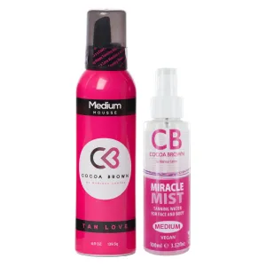 Cocoa Brown Medium Mousse & Medium Miracle Mist