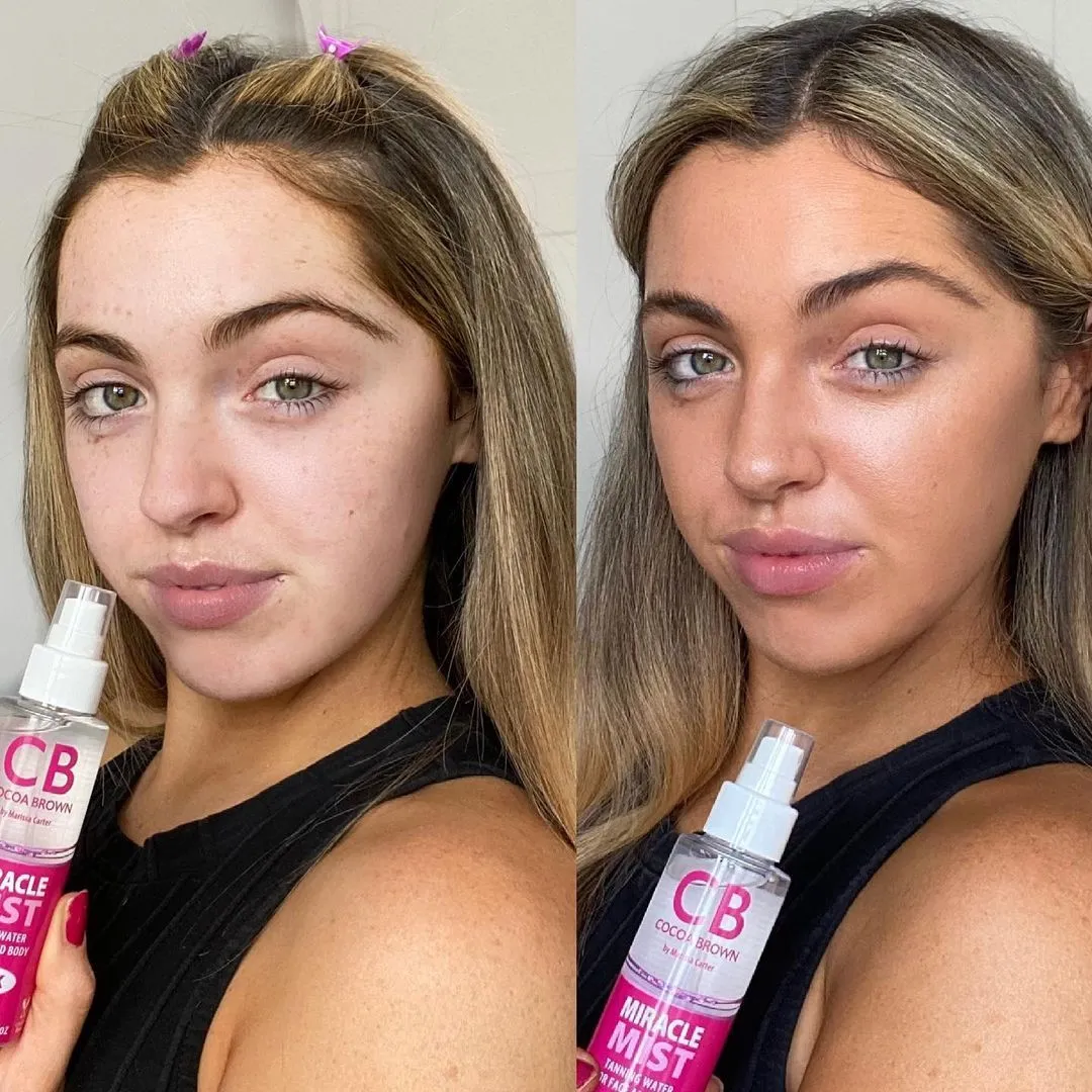 Cocoa Brown Miracle Mist & Kabuki Bundle