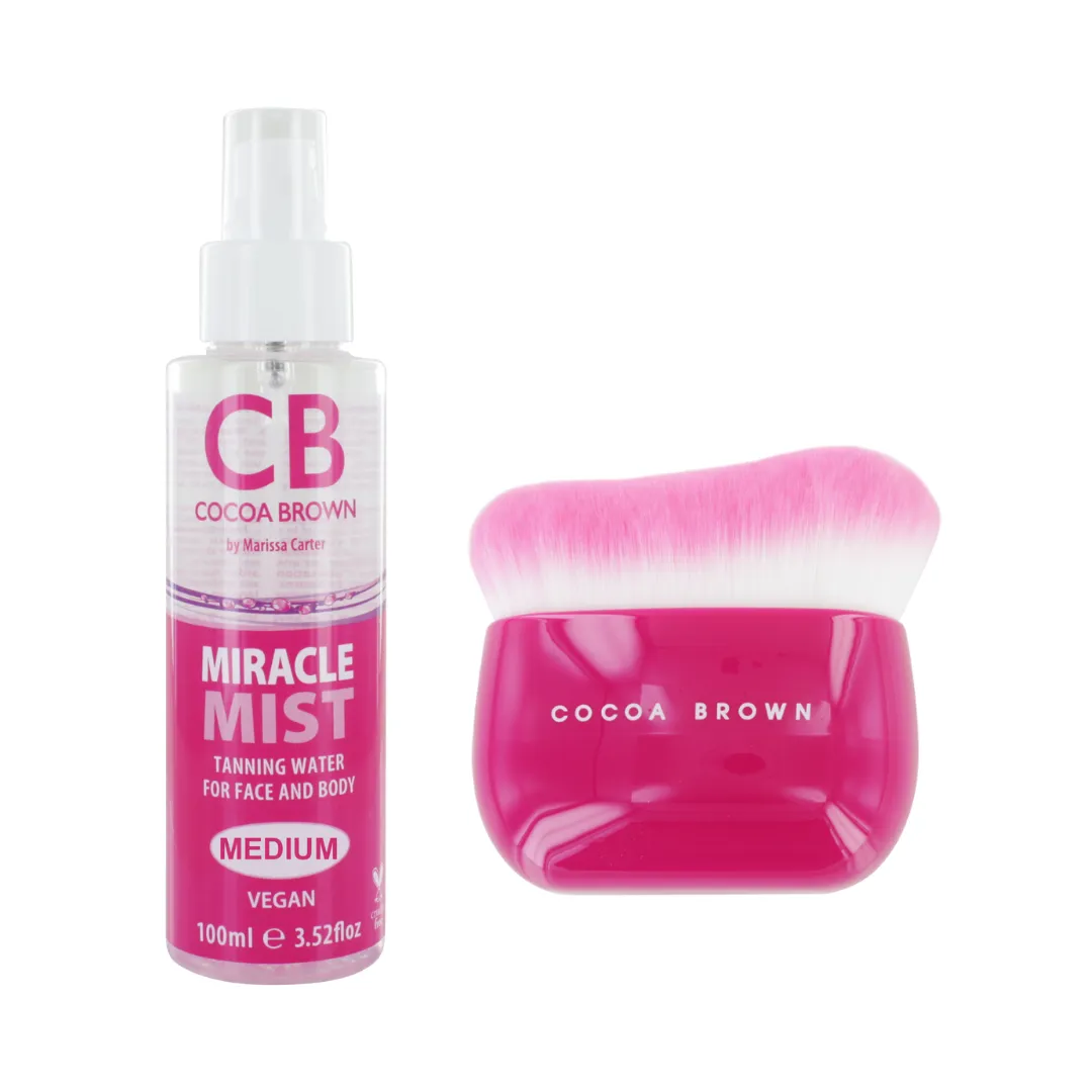 Cocoa Brown Miracle Mist & Kabuki Bundle