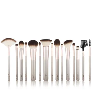 Colorful 15pcs Makeup Brush Set T255