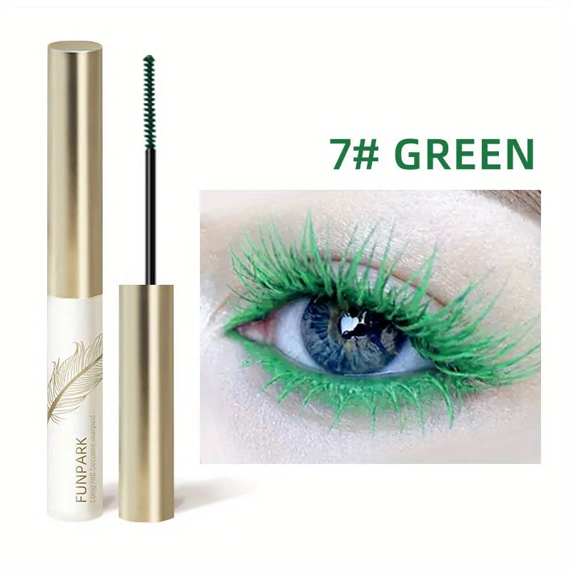 Colorful Waterproof Mascara for Bold Extended Eyelashes