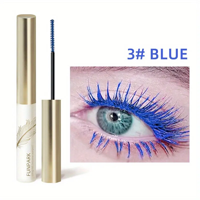 Colorful Waterproof Mascara for Bold Extended Eyelashes