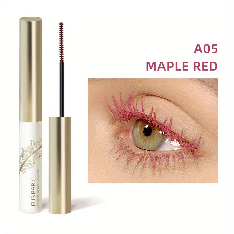 Colorful Waterproof Mascara for Bold Extended Eyelashes
