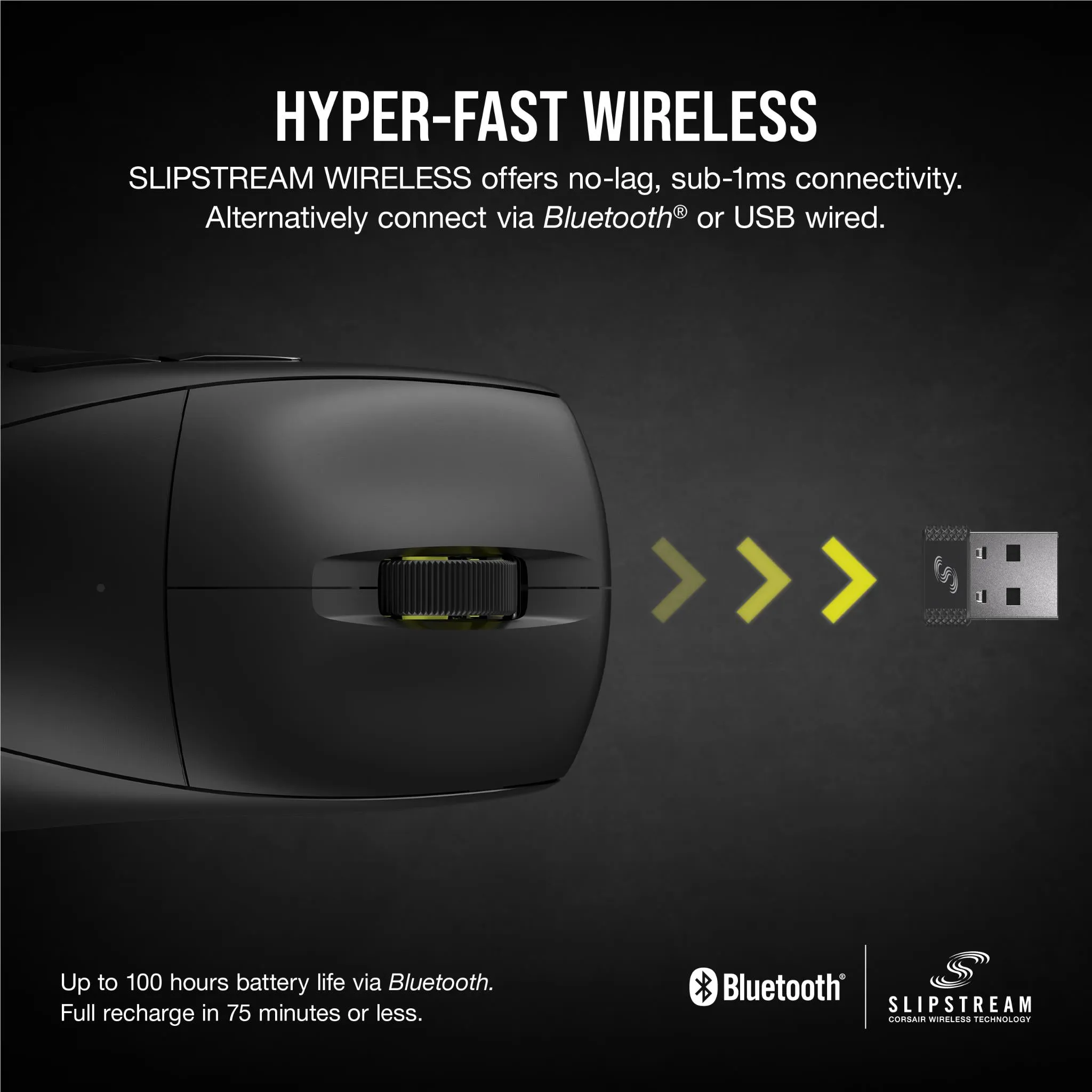 Corsair M75 AIR Wireless RGB Gaming Mouse