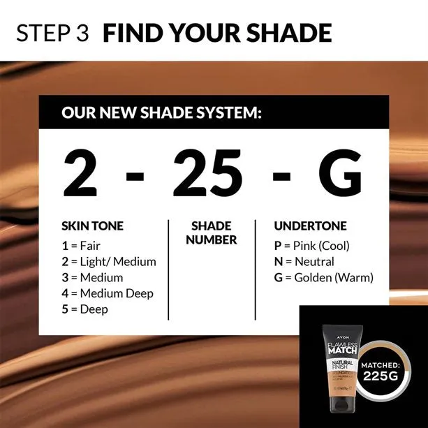 Flawless Match Natural Finish Foundation Sample