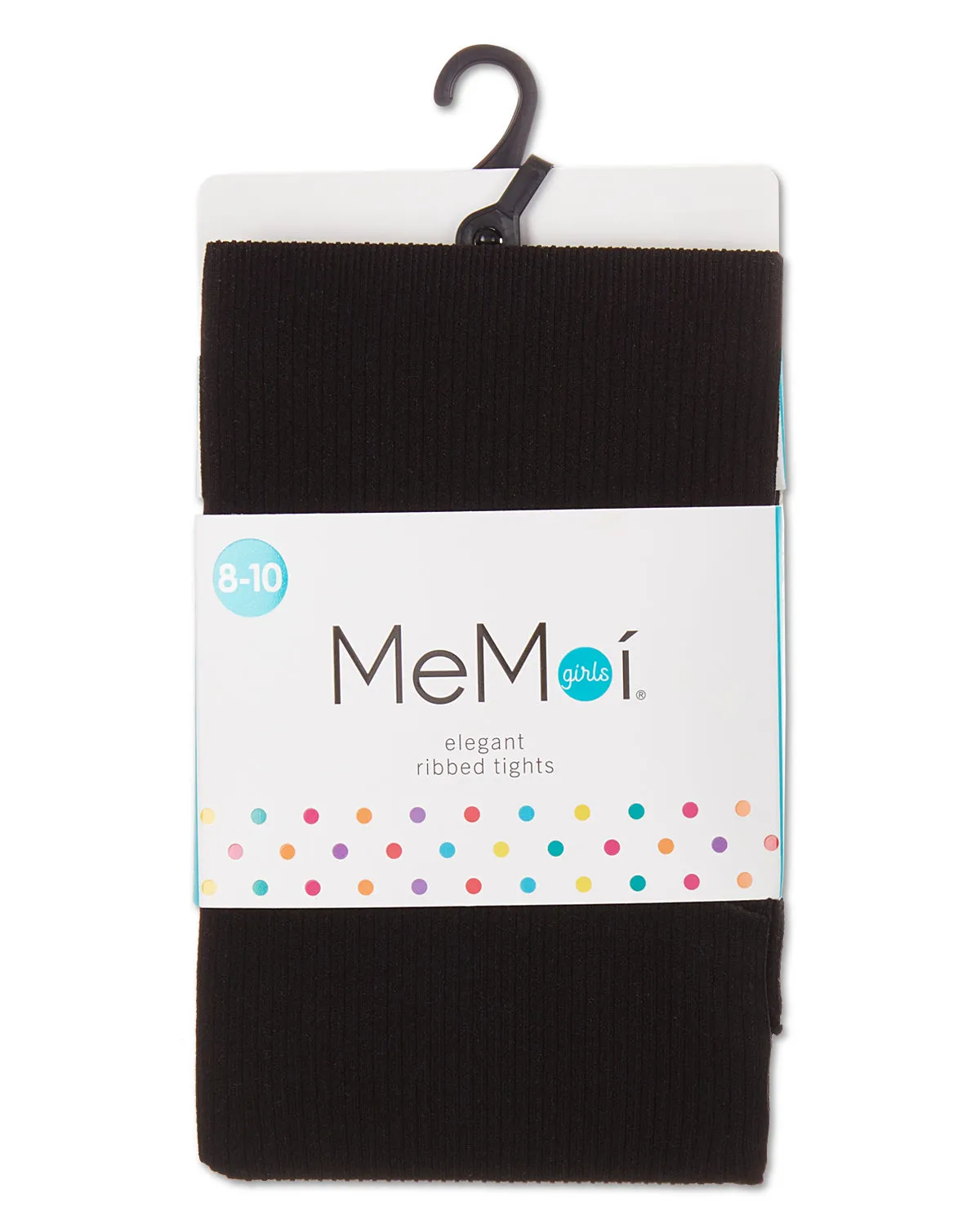 Girls' Elegant Ribbed Nylon Tights