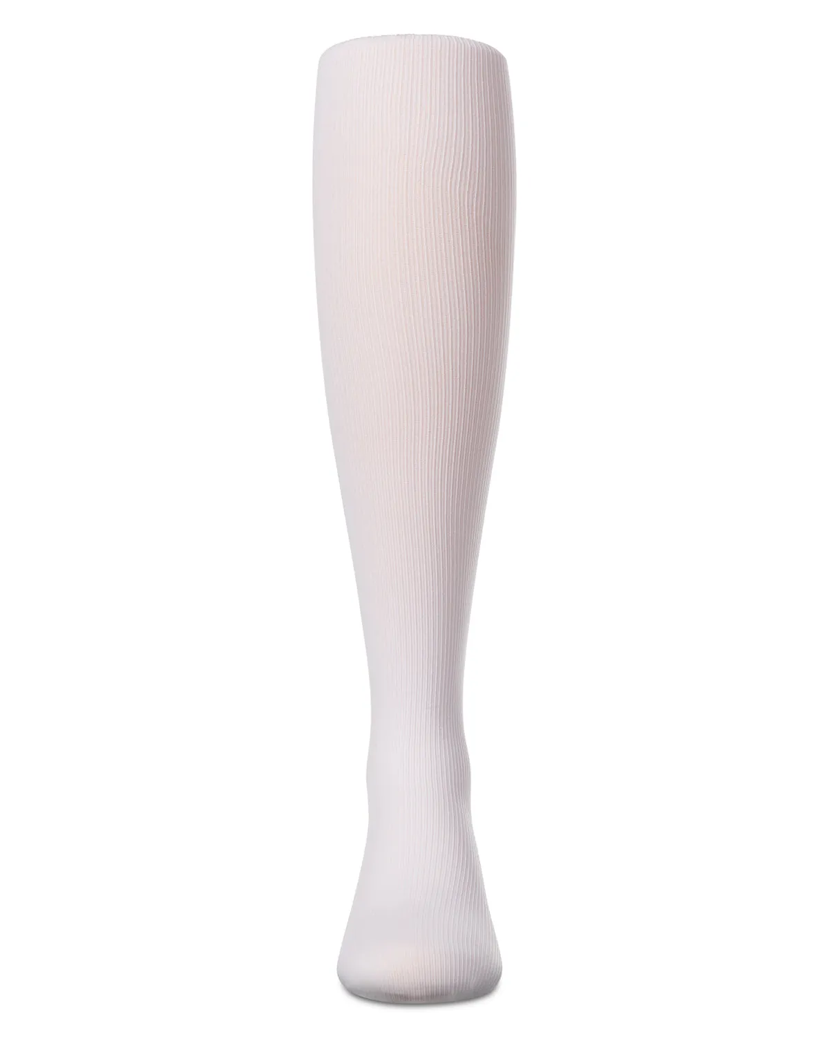 Girls' Elegant Ribbed Nylon Tights
