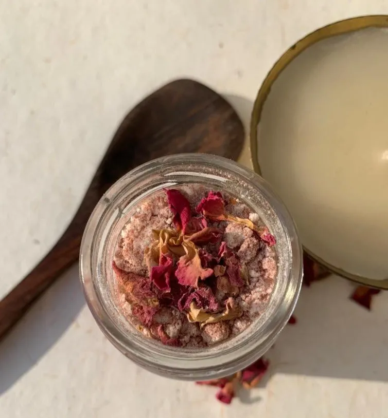 Gulbarg Rose and Hibiscus Face Mask