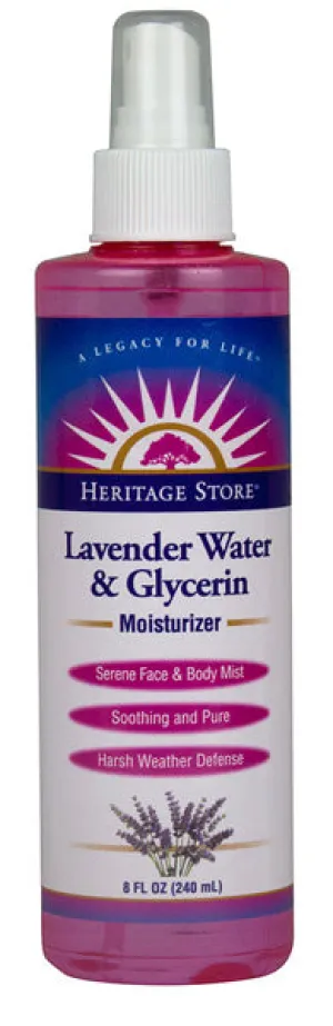 HERITAGE - Lavender Water and Glycerin Moisturizer - 8 fl. oz. (240 ml)