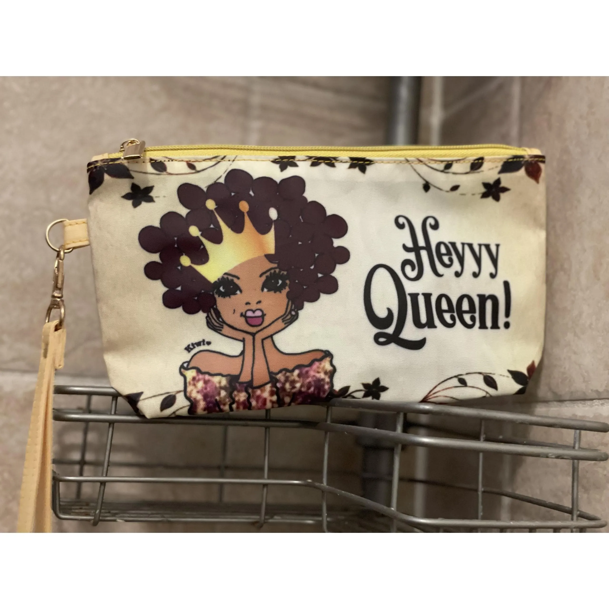 Heyyy Queen Cosmetic Pouch