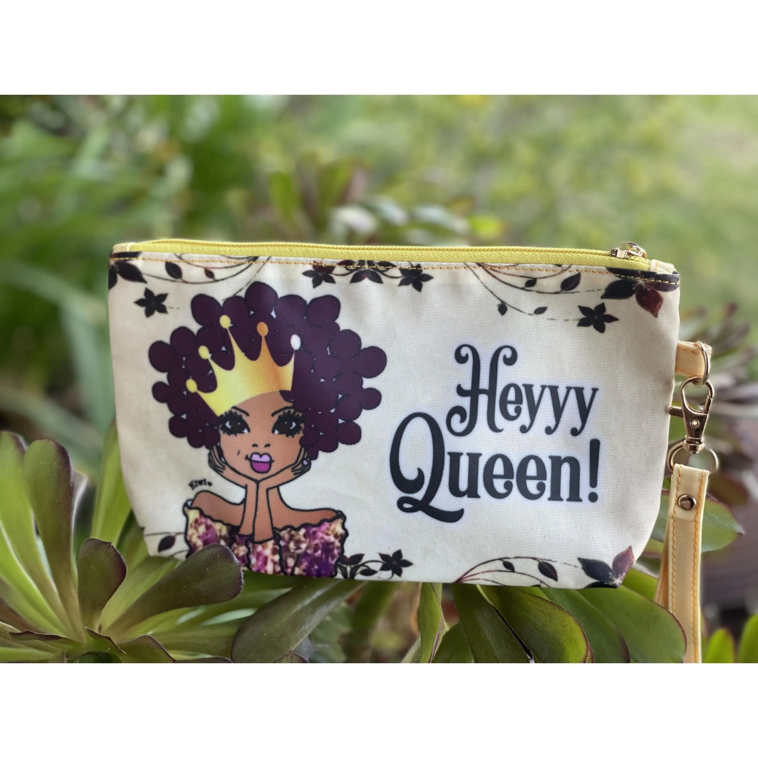 Heyyy Queen Cosmetic Pouch
