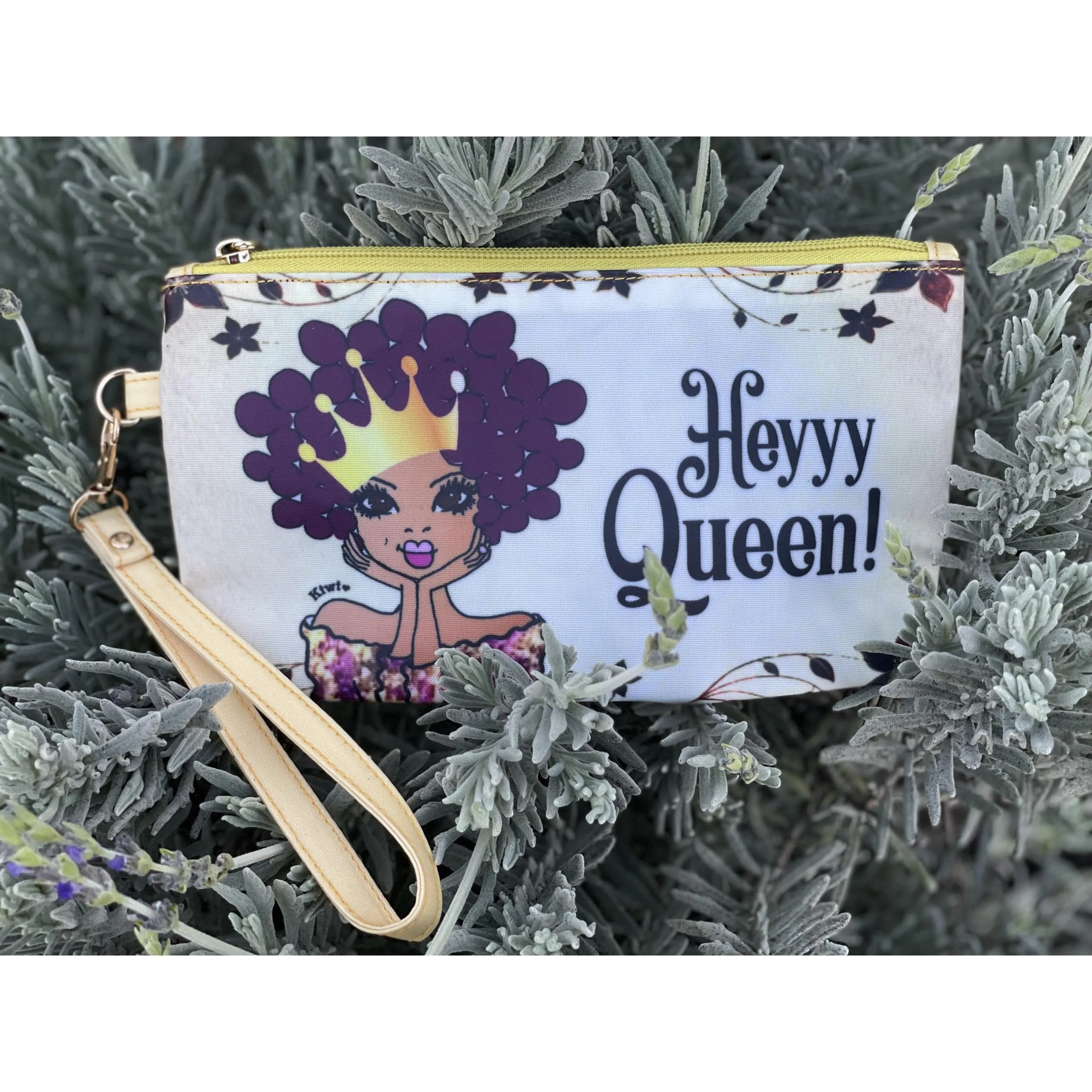 Heyyy Queen Cosmetic Pouch