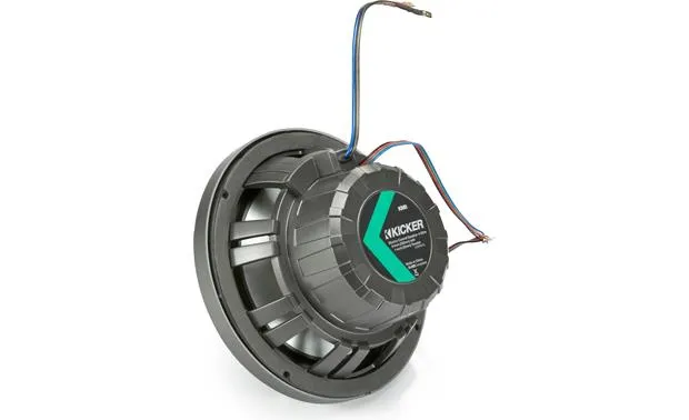 Kicker 45KM84L 8" Full-Range Marine Speakers With LED Lighting (Pair)