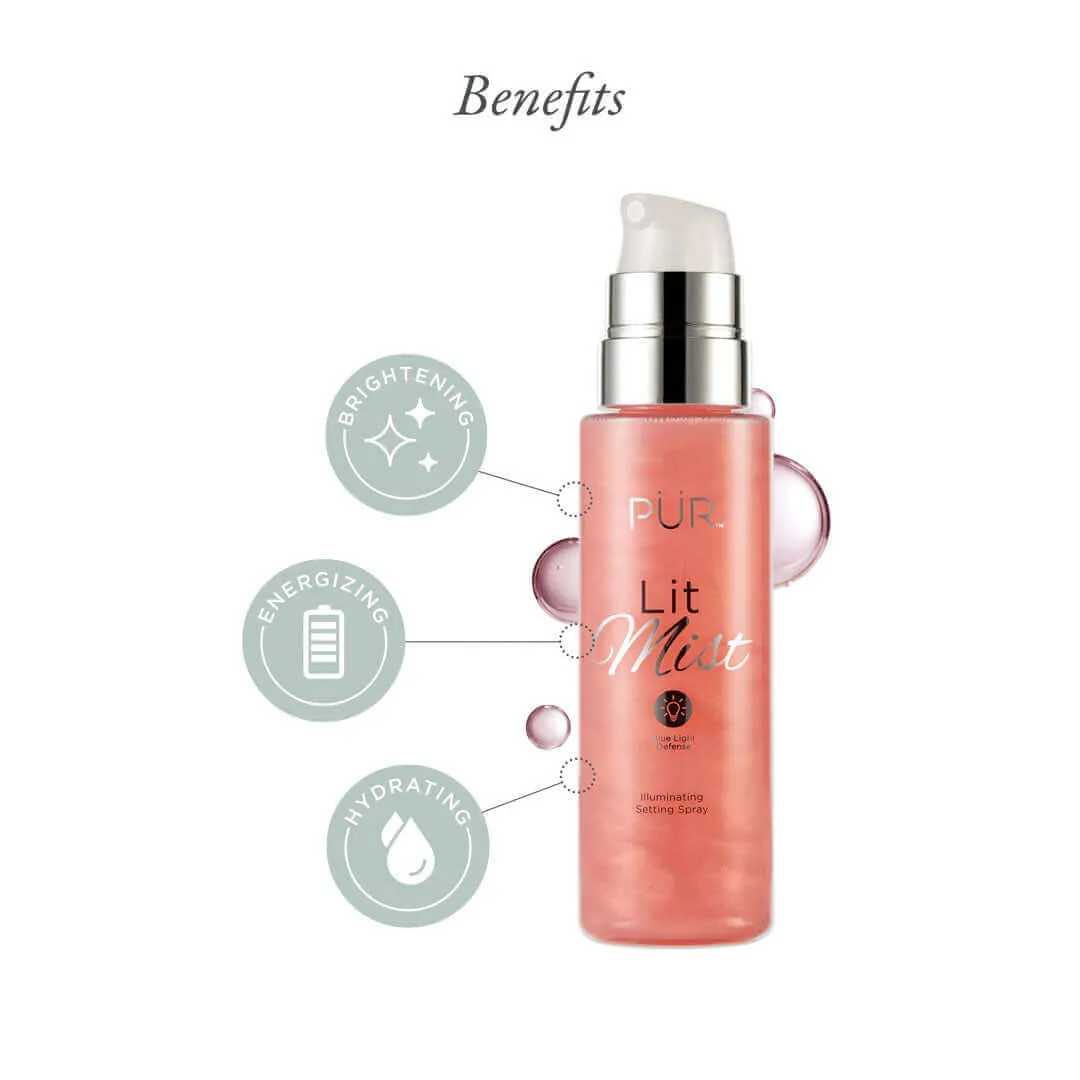 Lit Mist Illuminating Setting Spray