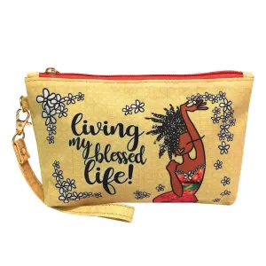 Living My Blessed Life Cosmetic Pouch