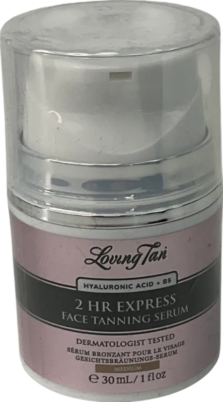 loving tan 2hr Express Face Tanning Serum Medium 30ml