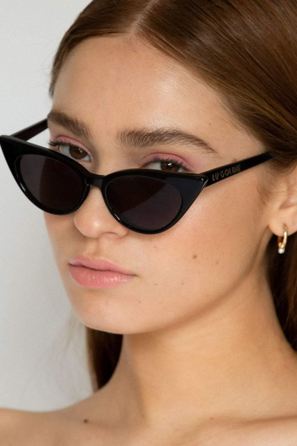 LU GOLDIE BRIDGETTE SUNGLASSES - BLACK