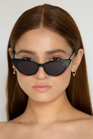 LU GOLDIE BRIDGETTE SUNGLASSES - BLACK