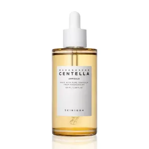 Madagascar Centella Asiatica Ampoule Facial Serum 1.85 fl.oz, 55ml, 100% Centella Asiatica Extract Soothes Acne Prone and Sensitive Skin