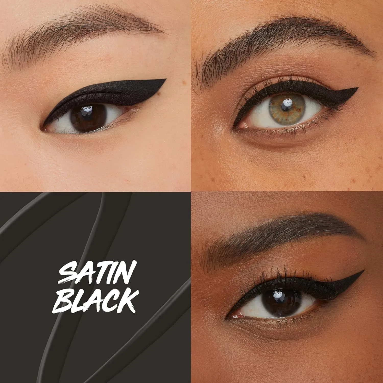 Maybelline Eyestudio Master Precise Waterproof Liquid Eyeliner - Smudge-Proof Black, 1 Count