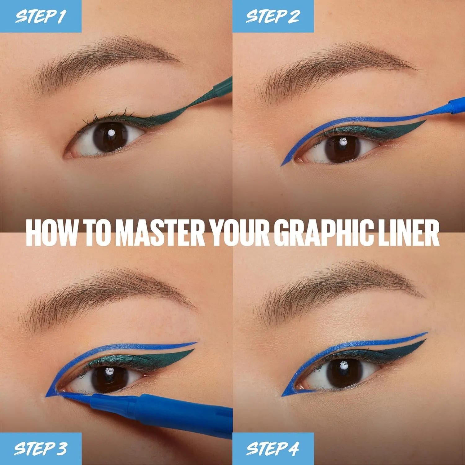 Maybelline Eyestudio Master Precise Waterproof Liquid Eyeliner - Smudge-Proof Black, 1 Count