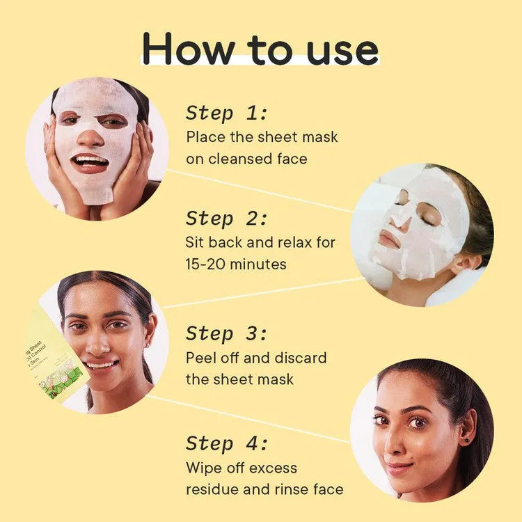 Mud Sheet Mask with Cica Herb Repair (Pack of 6)