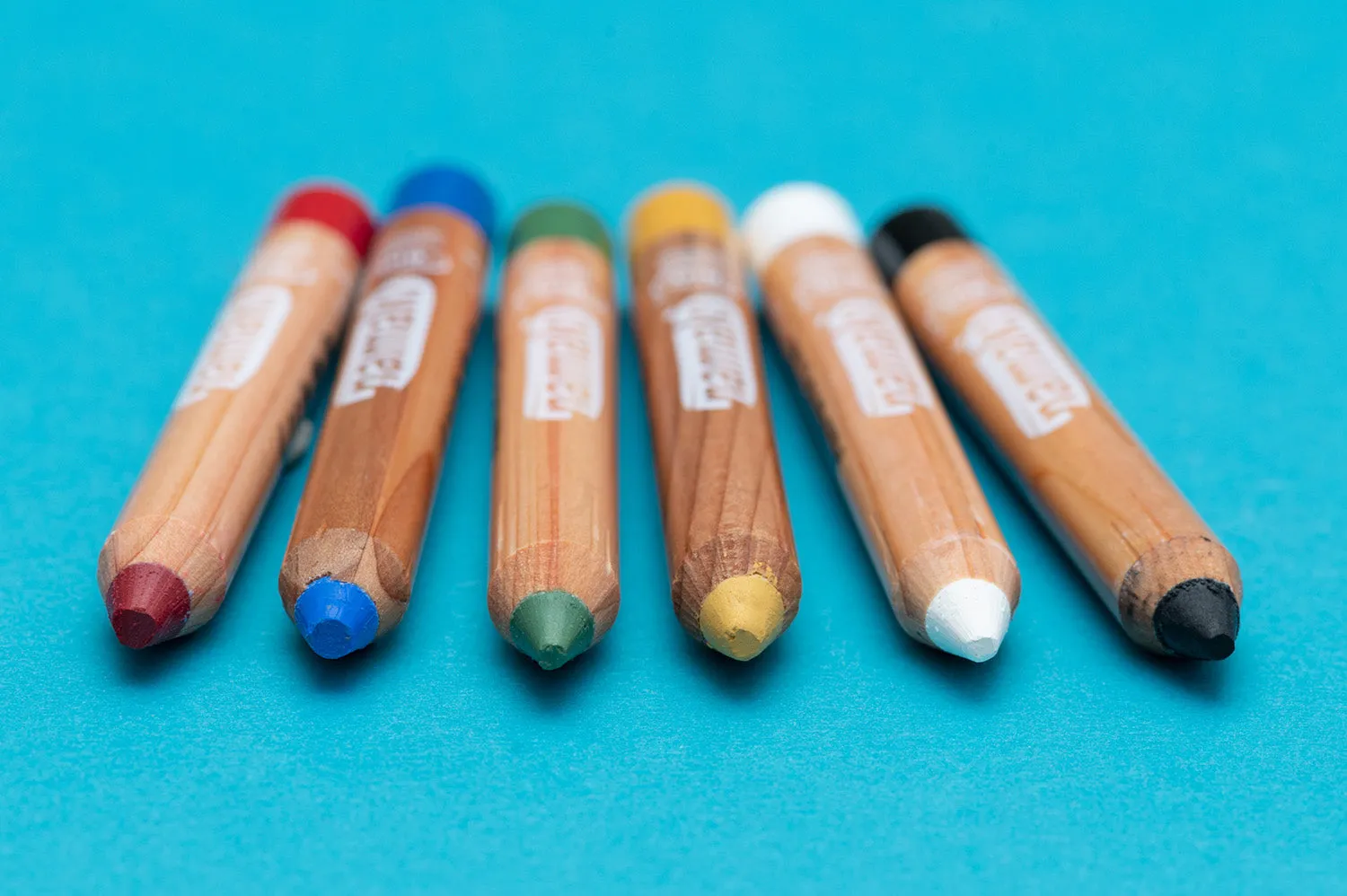 Namaki Natural Face Painting Pencils - 6 colours - Rainbow