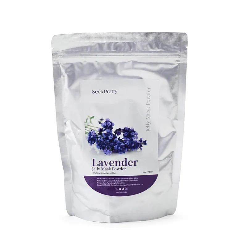 Natural Soft Hydro Jelly Face Mask Powder Series Rose Whitening Aloe Vera Mask DIY Rubber Facial SPA Jelly Mask Facial Skin Care