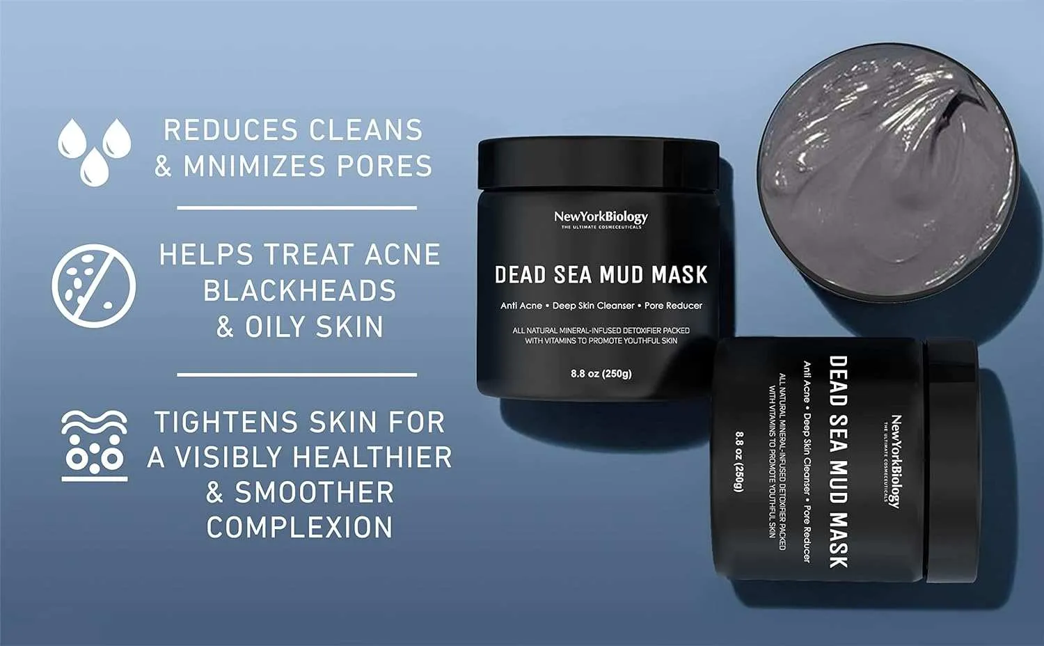 New York Biology Dead Sea Mud Mask 8.8 Oz