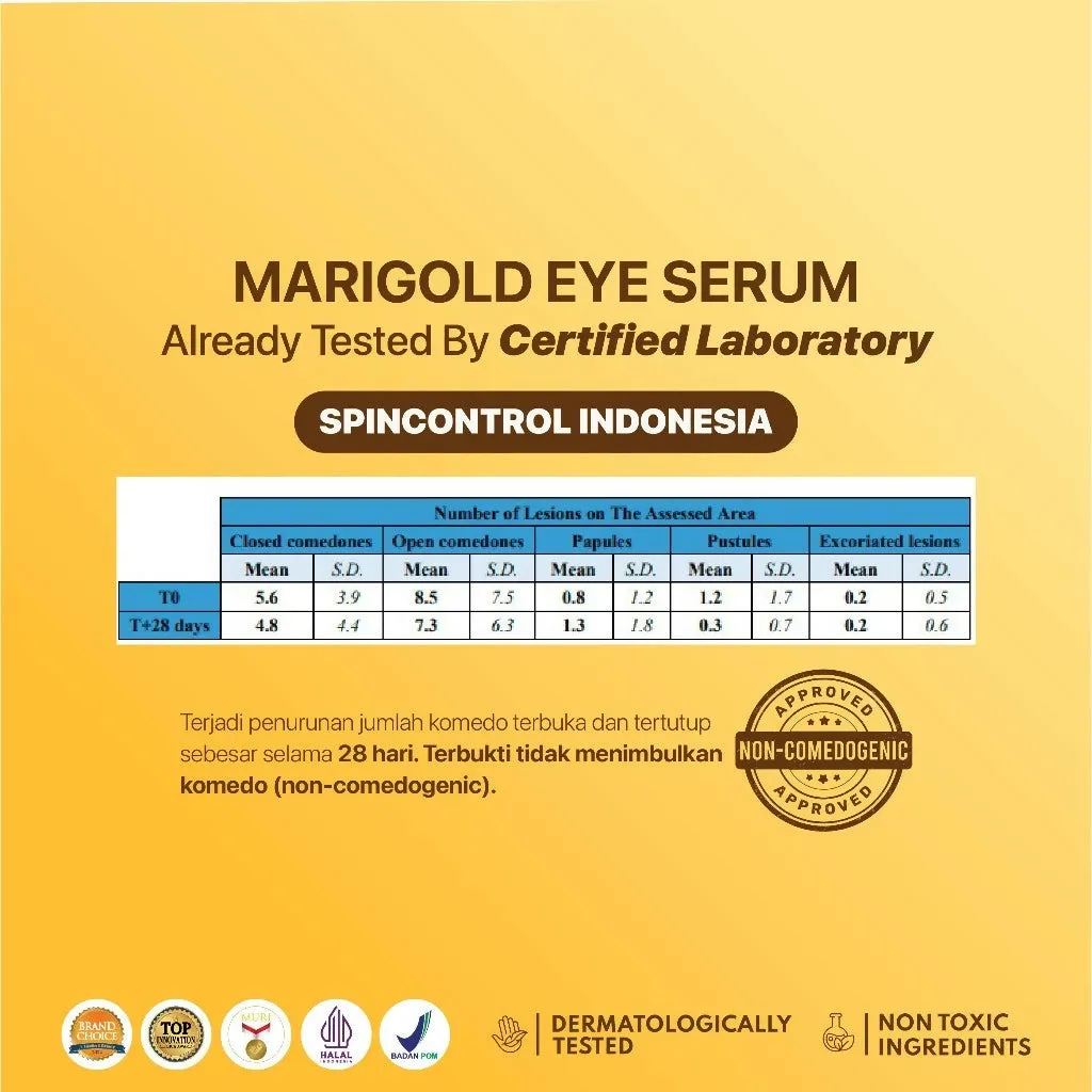 NPURE Eye Serum / Marigold / Eyemazing Power Serum Concentrate/ Krim Mata / Anti Mata Hitam Panda / Kantong Mata