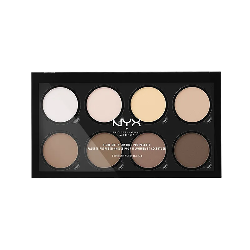 NYX Highlight & Contour Pro Palette 8x2.7g 0.09oz