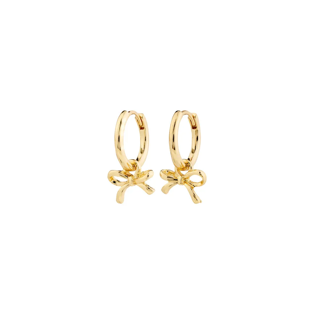 Pilgrim Bow Hoop Earrings