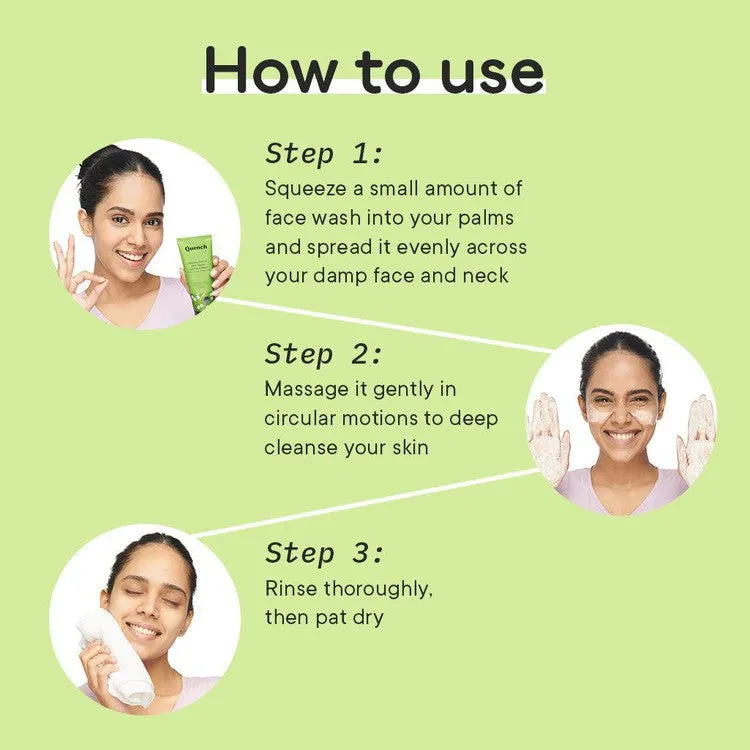 Skin Detox Gel Face Wash with Matcha Green Tea Anti-Oxidants - 100 ML - Free