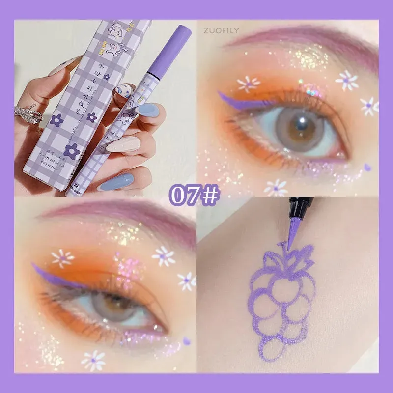 Smooth Colorful Matte Eyeliner