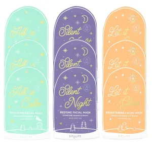 Spa Life Holiday Winter Wonderland Facial Masks