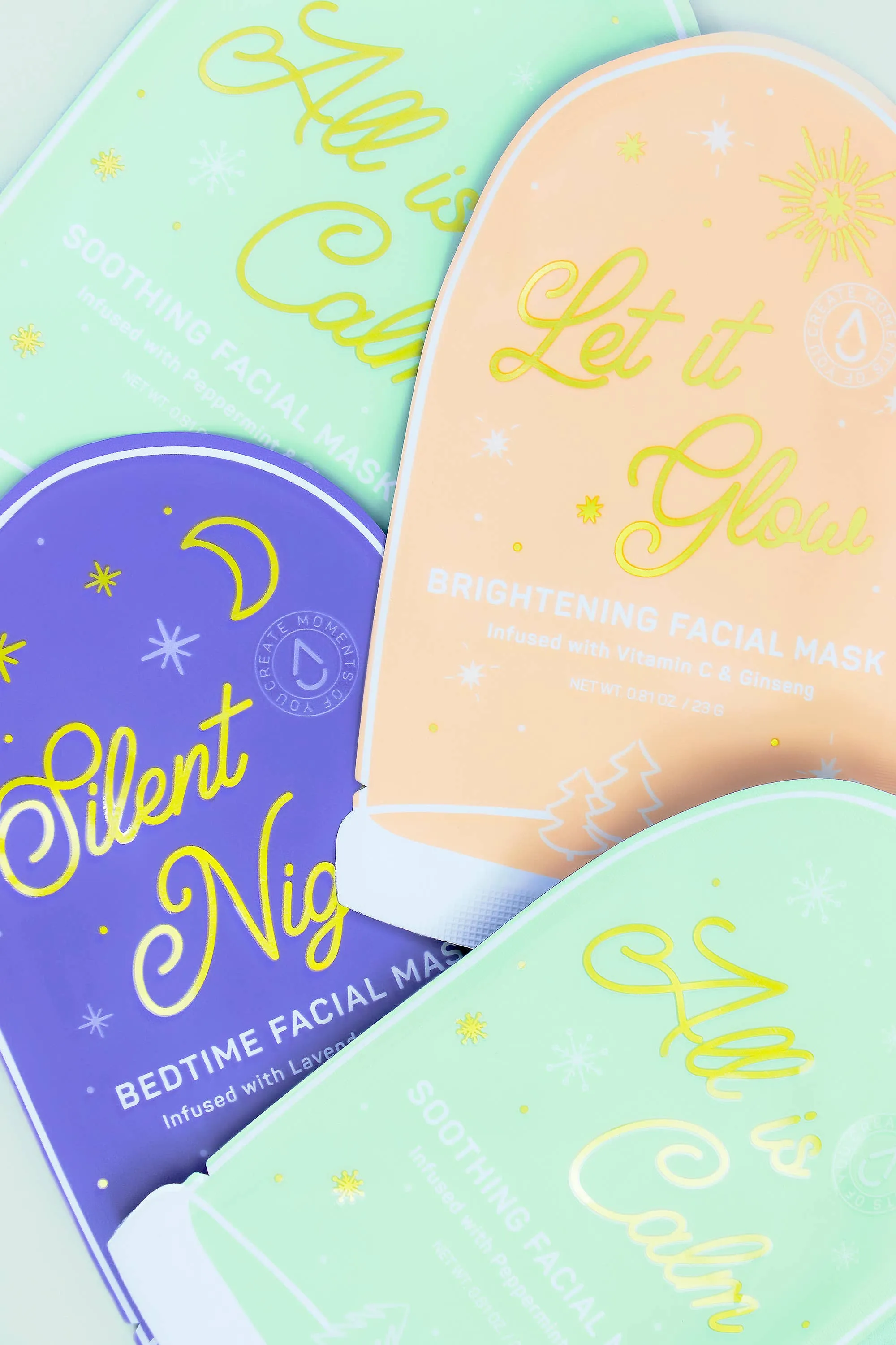 Spa Life Holiday Winter Wonderland Facial Masks